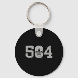 Mardi Gras 504 T Shirt Nola New Orleans Louisiana  Keychain