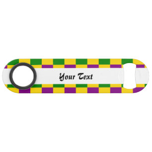 Mardi gras à damiers motif