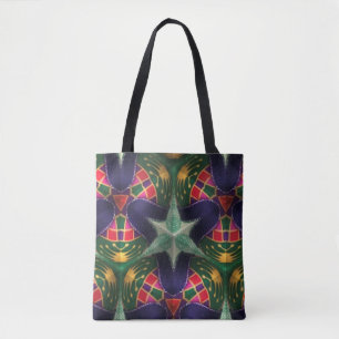 Mardi Gras Abstract Colourful Tote Bag