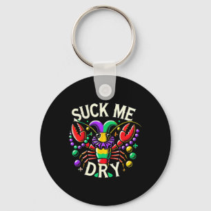 Mardi Gras Adult Humour Crawfish Inappropriate Mar Keychain