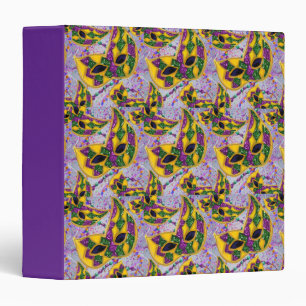 MARDI GRAS ART    BINDER