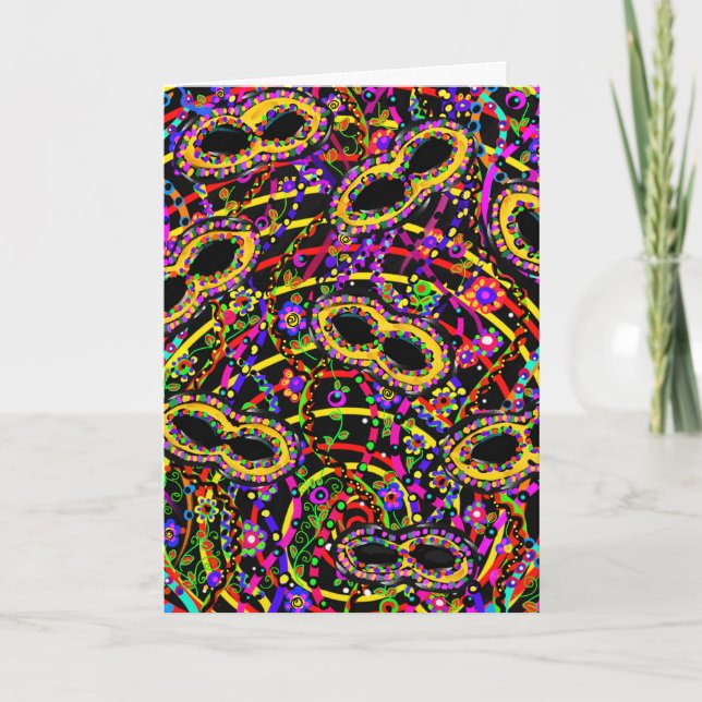 Mardi Gras Art Card (Front)