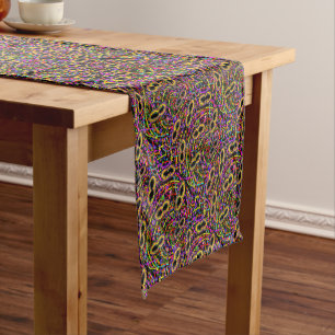 Mardi Gras Art Short Table Runner
