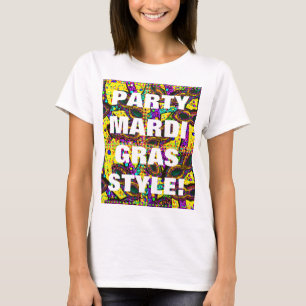 Mardi Gras Art T-Shirt