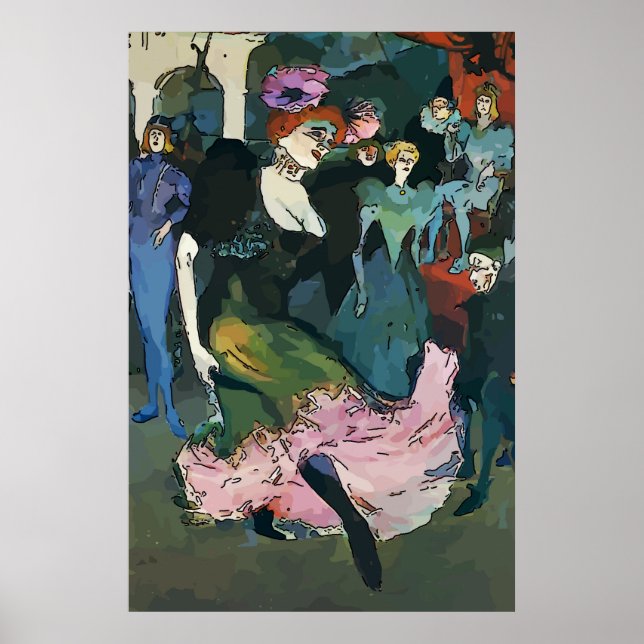 Mardi Gras Ball Dancer Poster (Front)