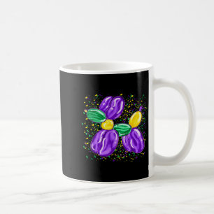 Mardi Gras Balloon Dog Costume Beads Men Women Kid Coffee Mug