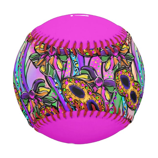 Mardi Gras Baseball (Front)