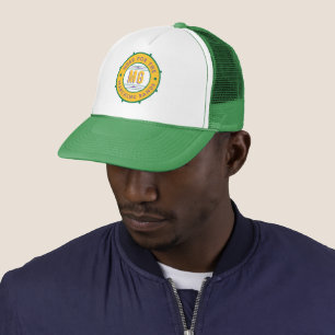 Mardi Gras Bass Drum Trucker Hat