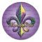Mardi Gras bead Fleur de lis 2