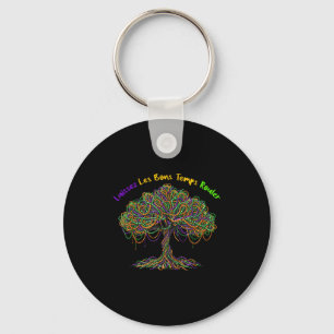 Mardi Gras Bead Tree Carnival Keychain