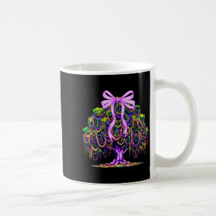 Mardi Gras Bead Tree Carnival New Orleans Coquette Coffee Mug