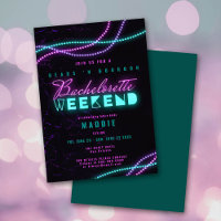 Mardi Gras Beads Bourbon Neon Bachelorette Weekend