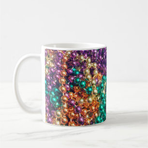 Mardi Gras Beads Coffee Mug