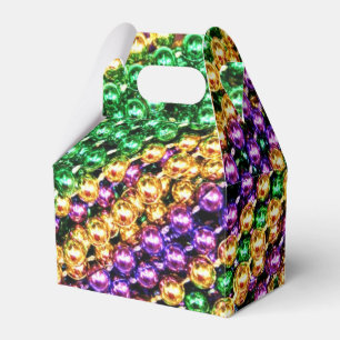 Mardi Gras Beads Favor Box