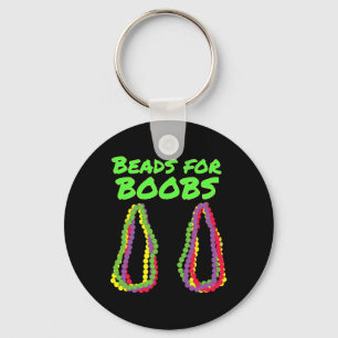 Mardi Gras Beads For Breast Y Costume Outfit Keychain