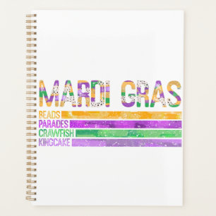 Mardi Gras Beads Parades Crawfish King Cake Planner