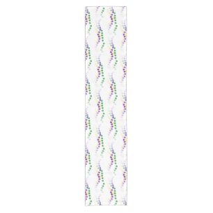 Mardi Gras Beads Table Runner