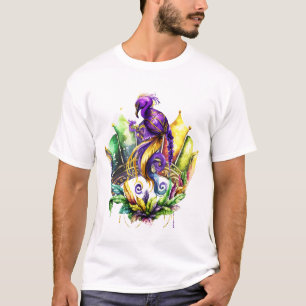 Mardi Gras - Bird And Crown T-Shirt