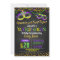 Mardi Gras Birthday Invitation