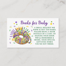 Mardi Gras Books for Baby Request