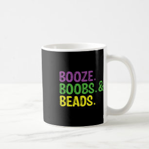 Mardi Gras Booze Beads Funny Fat Tuesday Carnival Coffee Mug