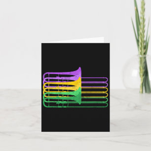 Mardi Gras Br Trombone Marching Orchestra  Card