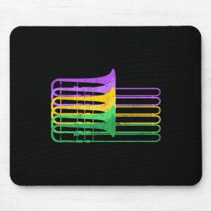 Mardi Gras Br Trombone Marching Orchestra  Mouse Pad