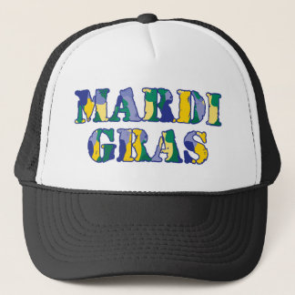 Mardi Gras Camo Trucker Hat