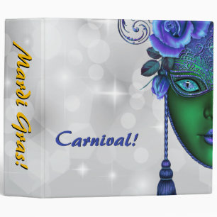 Mardi Gras Carnival Bokeh Album photo Classeur