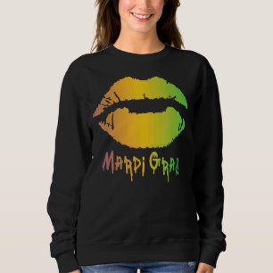 Mardi Gras Carnival Costume Purple Amp Gold Fleur Sweatshirt
