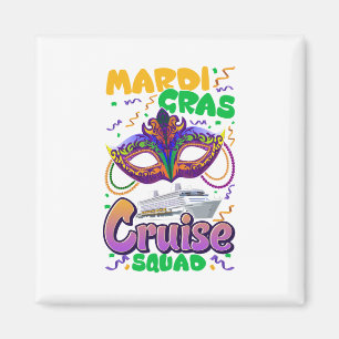 Mardi Gras Carnival Cruise Vacation Travel Magnet