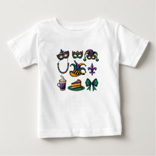 Mardi Gras Carnival Festival New orlean Baby T-Shirt