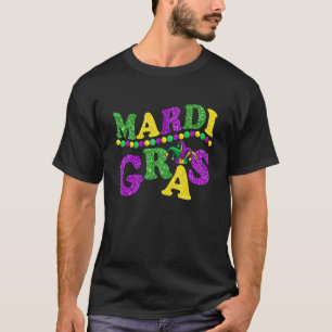 Mardi Gras Carnival Funny Festival Party Graphic W T-Shirt