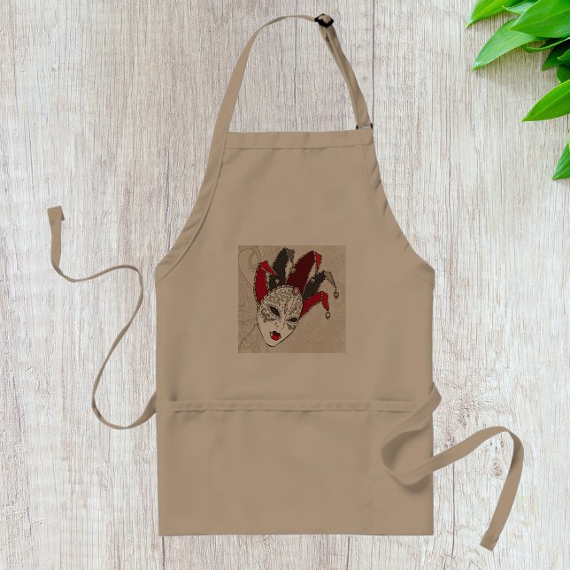 Mardi Gras Carnival Mask Apron (Creator Uploaded)