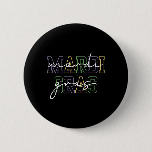 Mardi Gras Carnival New Orleans For Women  2 Inch Round Button