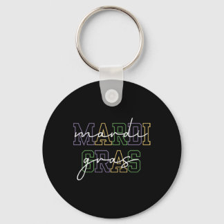 Mardi Gras Carnival New Orleans For Women  Keychain