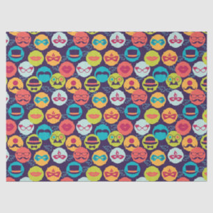 Mardi Gras   Carnival Party Face Mask Pattern Tissue Paper