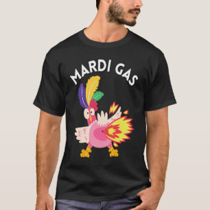 Mardi Gras Chicken Meme Farts Mardi Gas Chicken Be T-Shirt