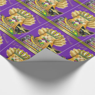 Mardi Gras Claude Wrapping Paper