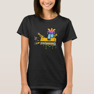 Mardi Gras Construction Celebrations Fat Tuesday P T-Shirt
