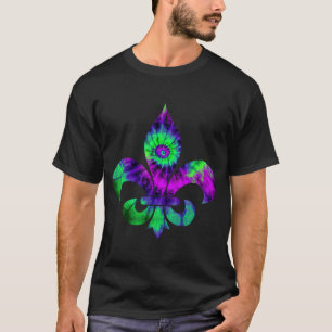 Mardi Gras Costume Outfit Dress Fleur Lis De Emble T-Shirt