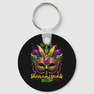 Mardi Gras Costume Outfit Toddler Let The Shenanig Keychain