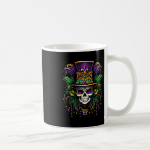 Mardi Gras Costume Sugar Skull Carnival New Orlean Coffee Mug