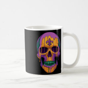 Mardi Gras Costume Sugar Skull Carnival New Orlean Coffee Mug