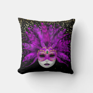 Mardi Gras Coussin