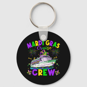 Mardi Gras Crew Jester Costume Carnival New Orlean Keychain