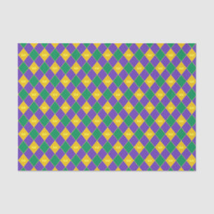 Mardi Gras Crown Pattern Tissue Paper