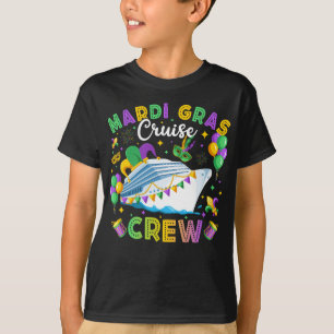 Mardi Gras Cruise Crew Matching Boy T-Shirt