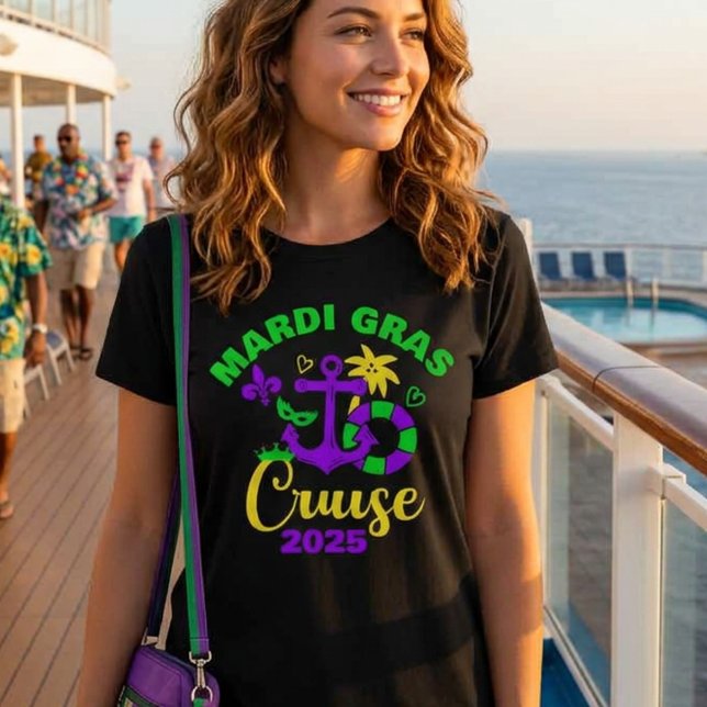 Mardi Gras Cruise  Custom Year  T-Shirt (Creator Uploaded)