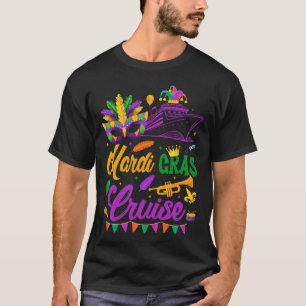 Mardi Gras Cruise Squad Family Matching T-Shirt
